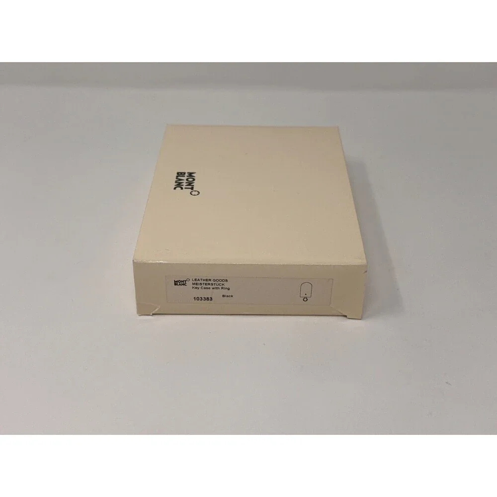 Montblanc 103383 Meisterstück Leather Key Case with Ring - New in Box